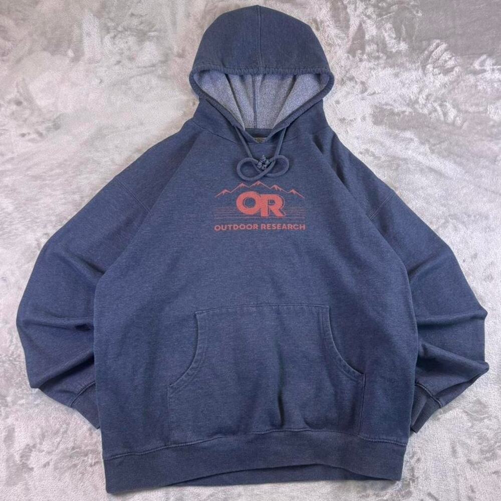 Outdoor Research Advocate Hoodie Men’s XL Blue Pullover Outdoor Sweatshirt